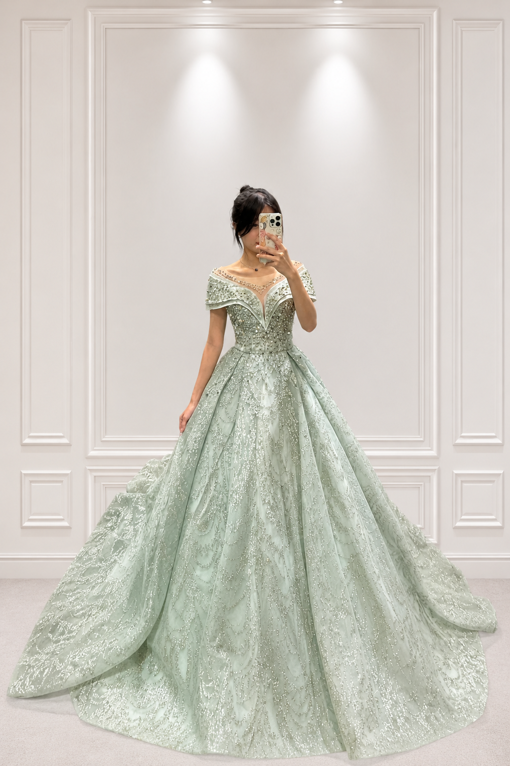 Evening Gown — Evening Look 06 | Gold Lady Palace Seremban gown rental