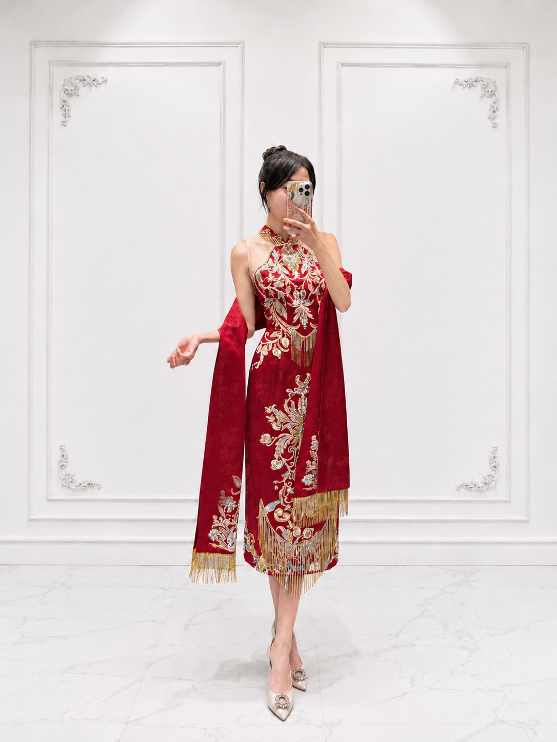 Sangjit — Sangjit Look 02 | Gold Lady Palace Seremban gown rental