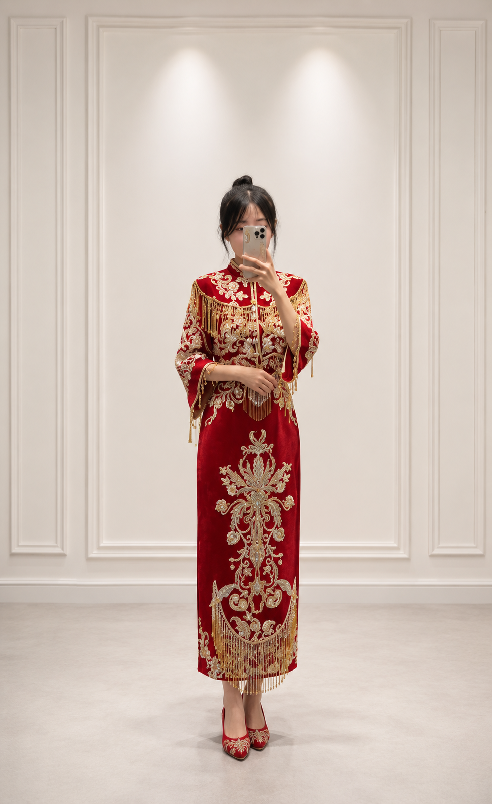 Sangjit — Sangjit Look 01 | Gold Lady Palace Seremban gown rental