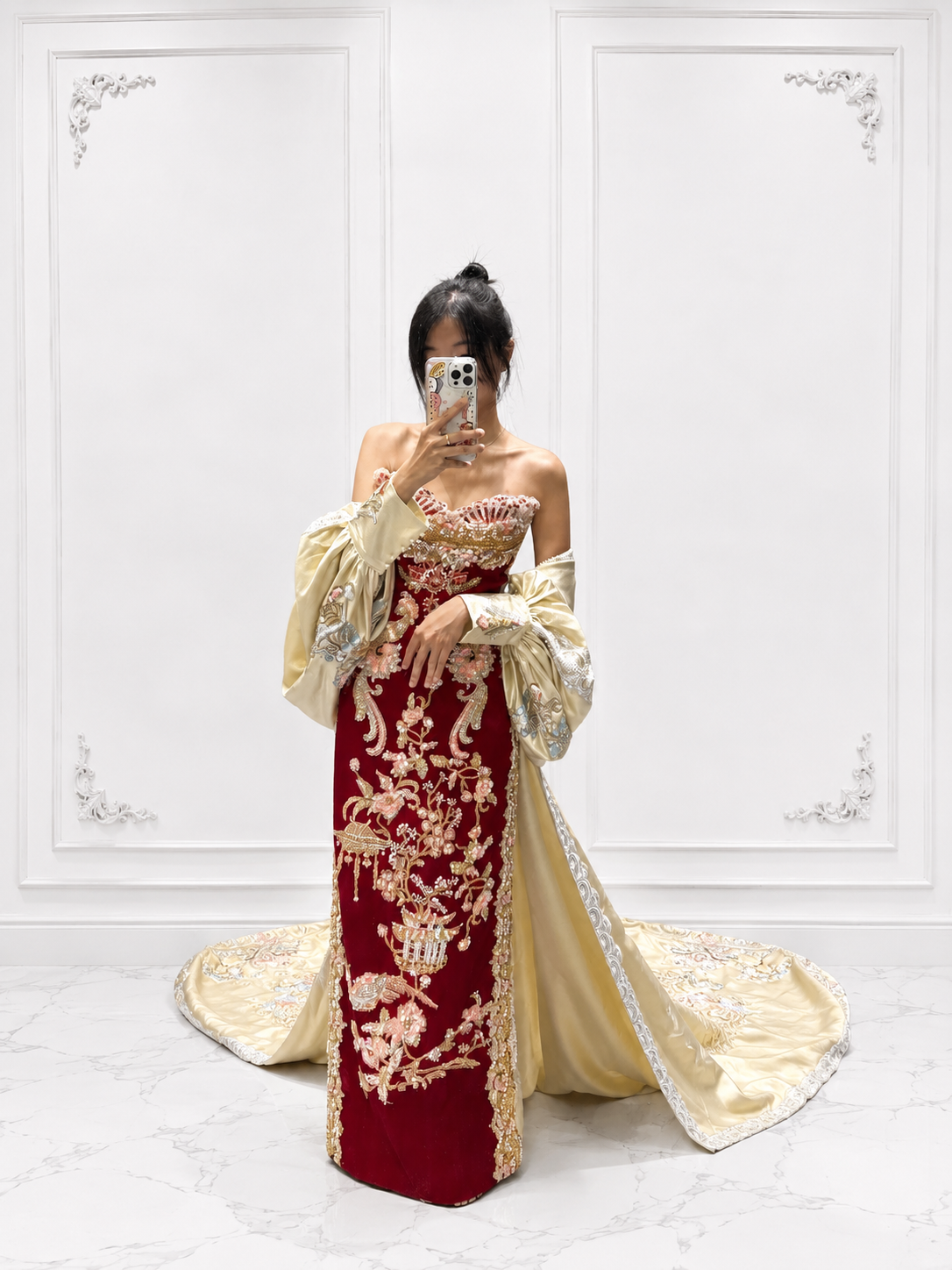Sangjit — Sangjit Look 05 | Gold Lady Palace Seremban gown rental