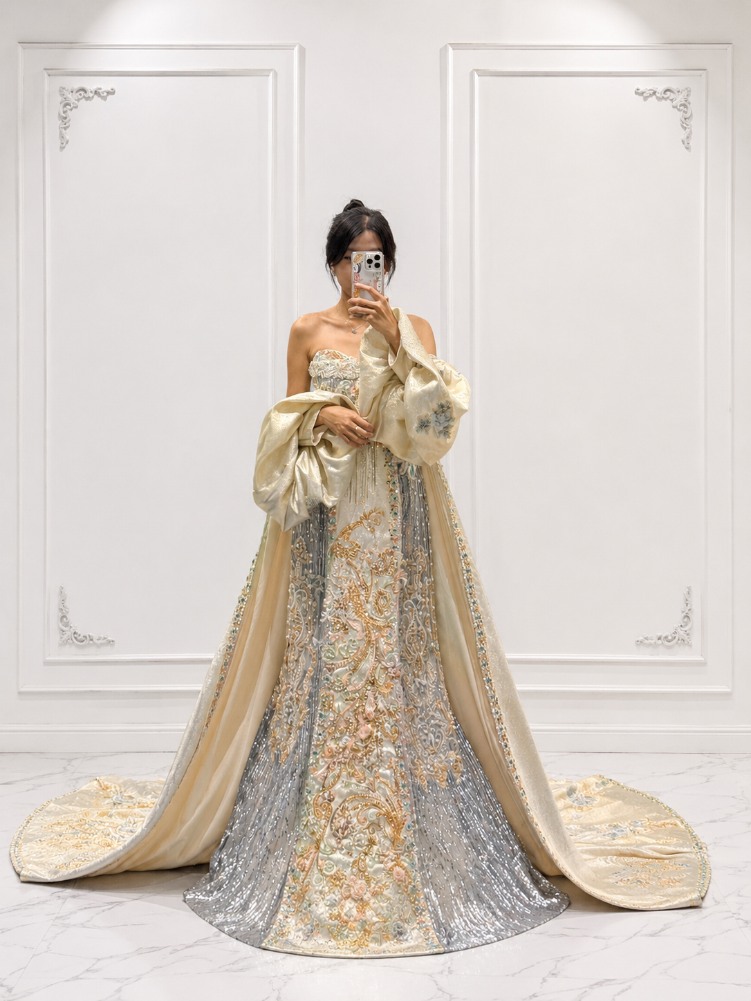 Sangjit — Sangjit Look 04 | Gold Lady Palace Seremban gown rental
