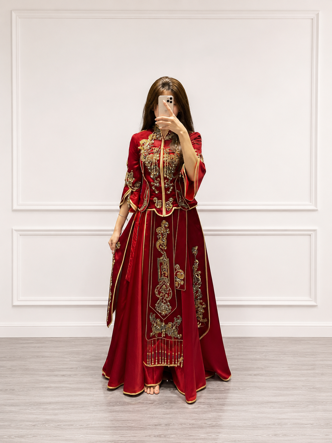 Traditional Chinese Kwa — Kwa Look 03 | Gold Lady Palace Seremban gown rental