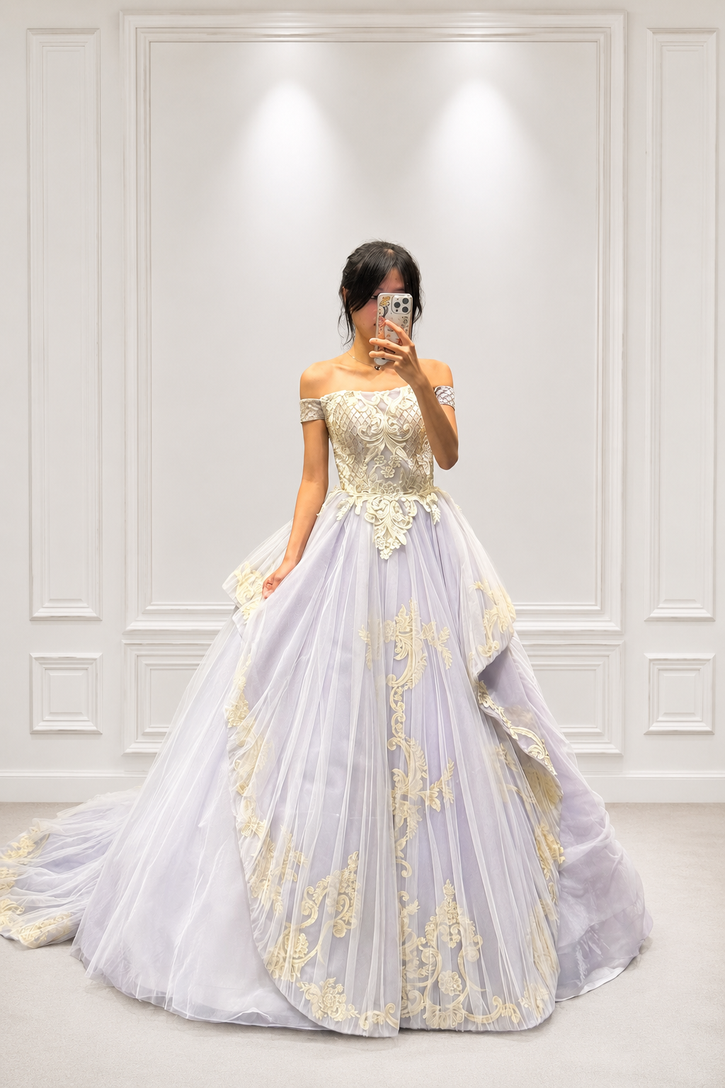 Evening Gown — Evening Look 01 | Gold Lady Palace Seremban gown rental