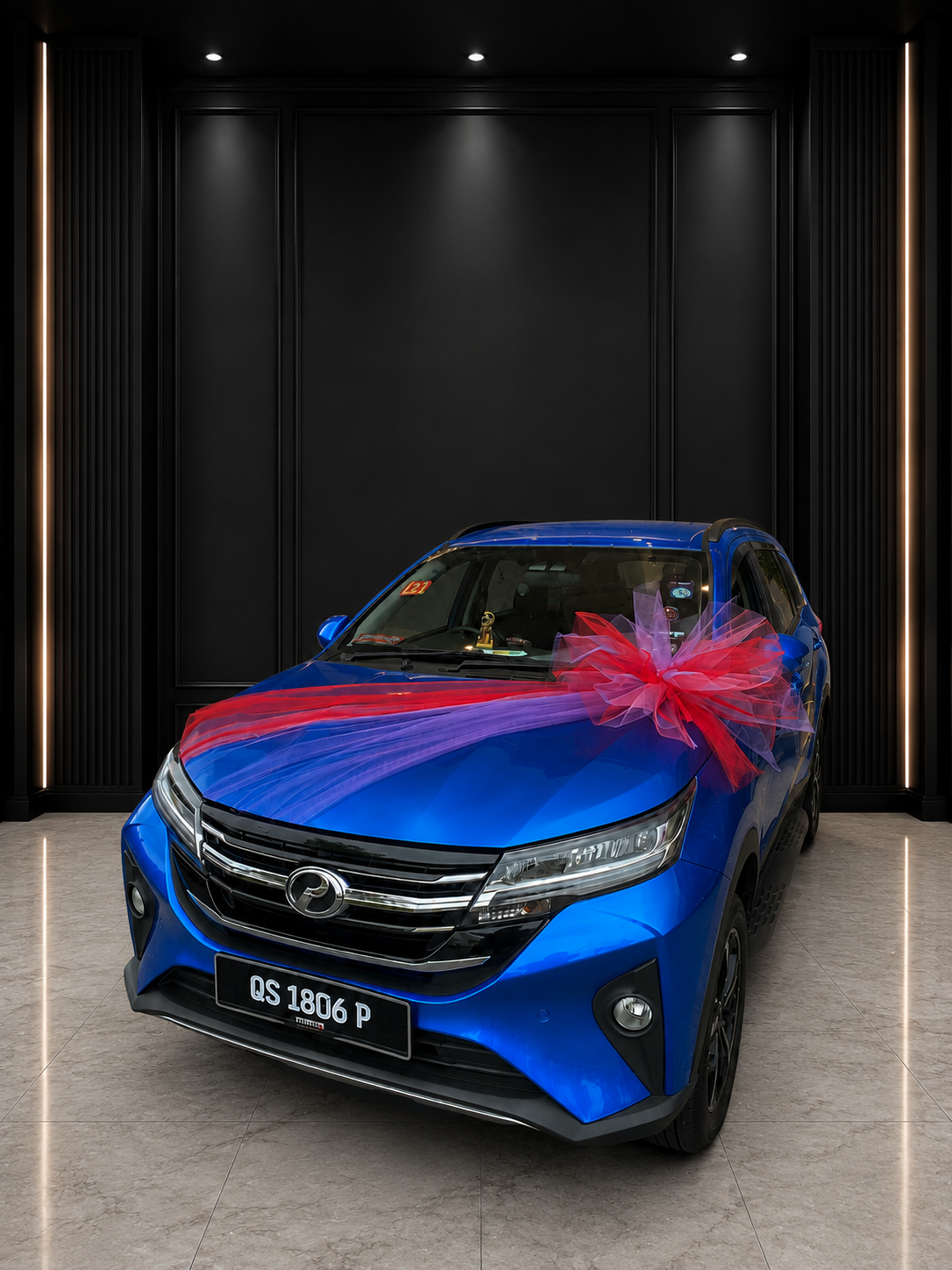 Car Decoration — Car Decoration Look 05 | Gold Lady Palace Seremban gown rental
