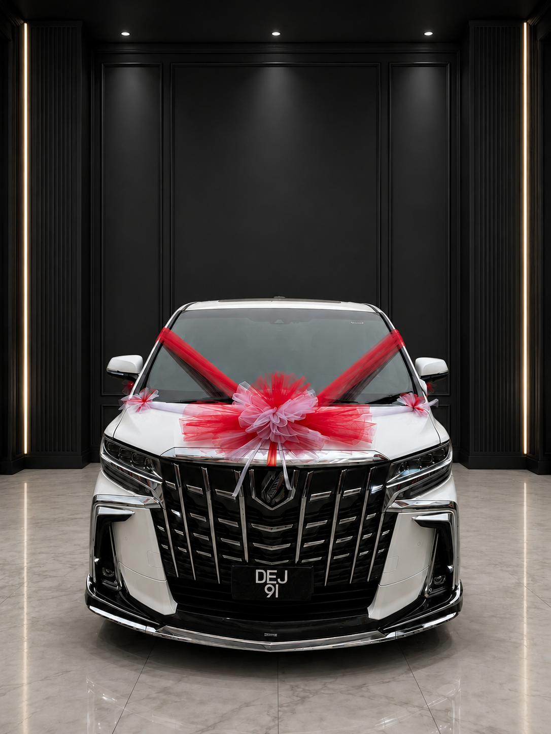 Car Decoration — Car Decoration Look 02 | Gold Lady Palace Seremban gown rental