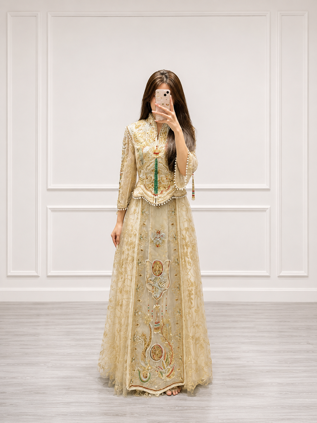 Traditional Chinese Kwa — Kwa Look 04 | Gold Lady Palace Seremban gown rental