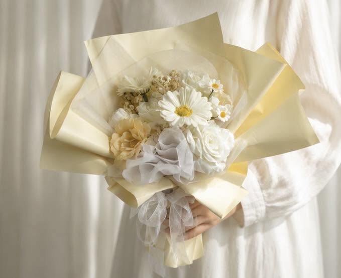 Lumiere Florist — Lumiere Look 04 | Gold Lady Palace Seremban gown rental