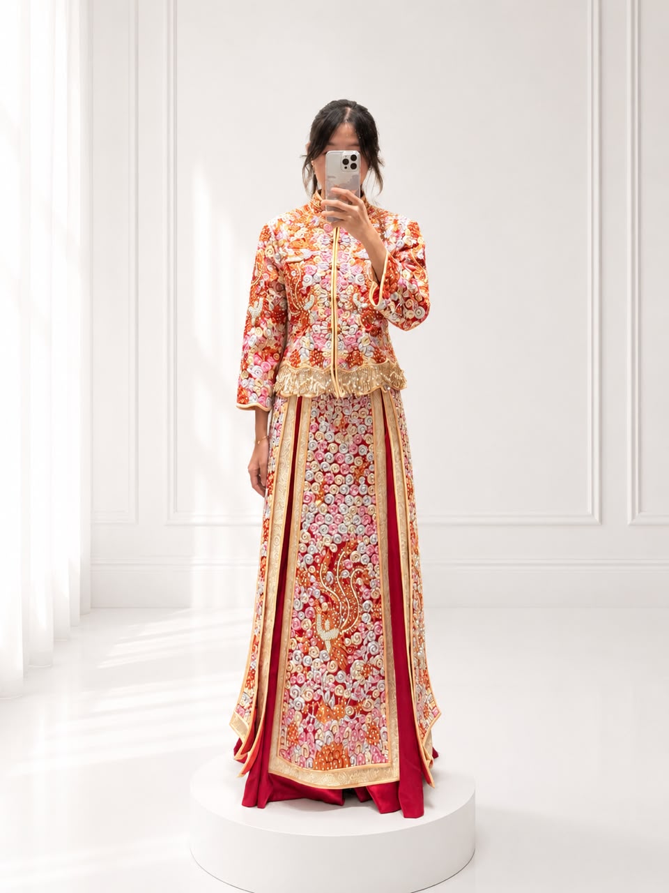 Traditional Chinese Kwa — Kwa Look 05 | Gold Lady Palace Seremban gown rental