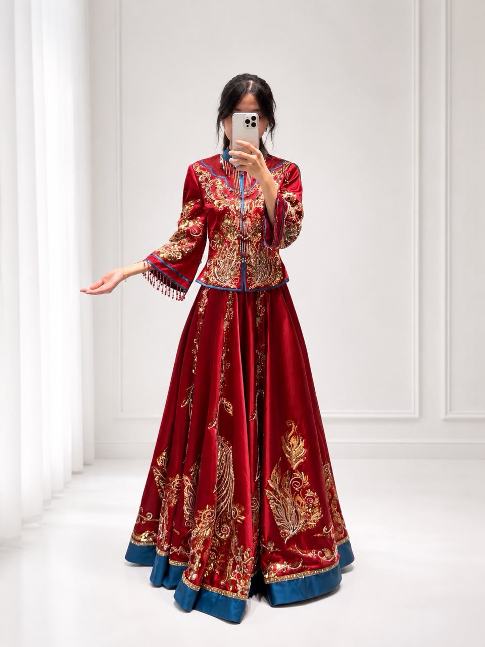 Traditional Chinese Kwa — Kwa Look 06 | Gold Lady Palace Seremban gown rental
