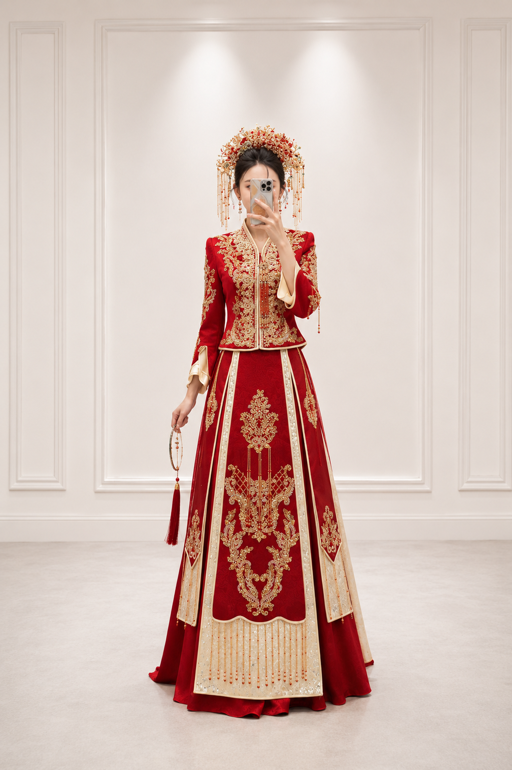 Traditional Chinese Kwa — Kwa Look 05 | Gold Lady Palace Seremban gown rental