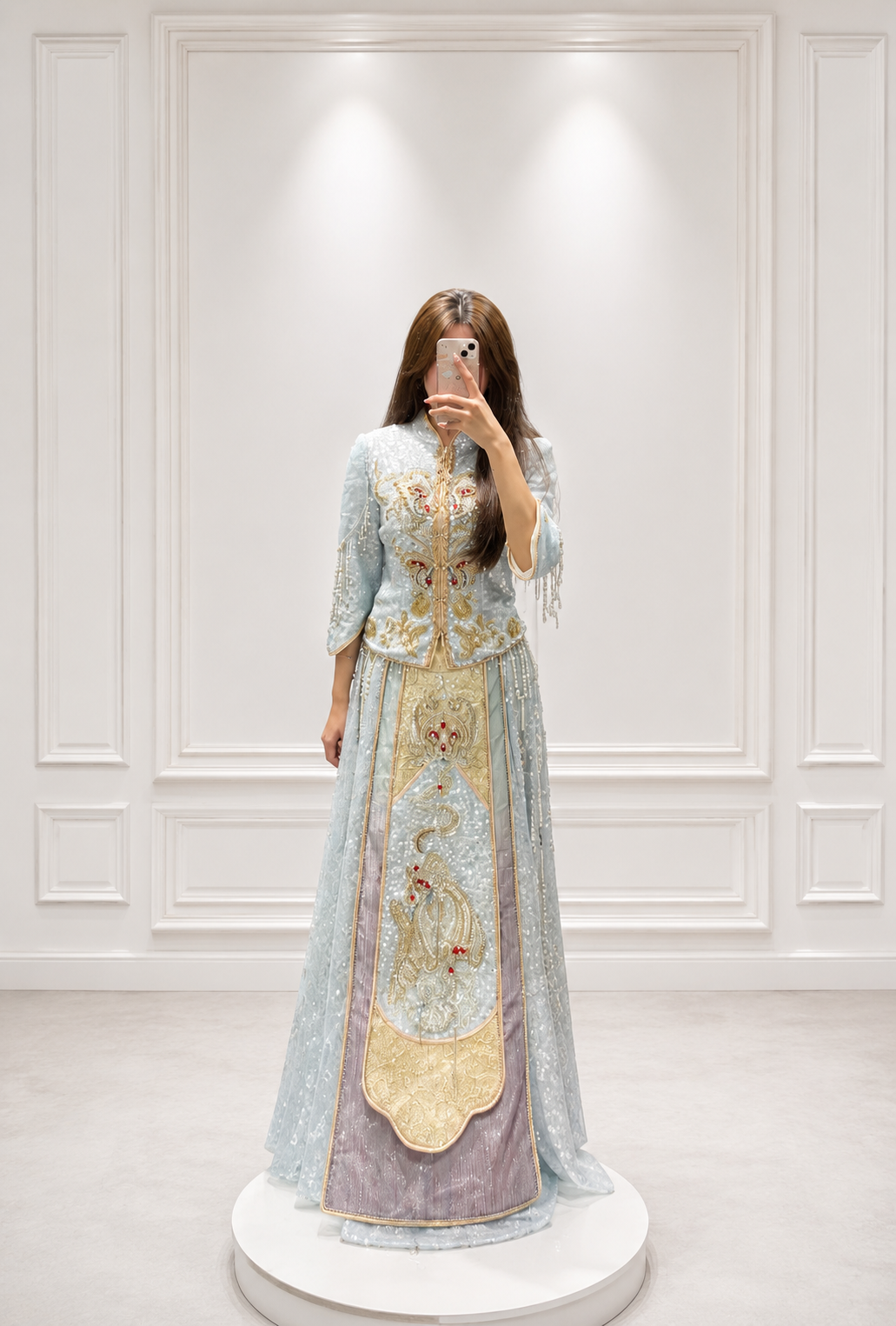 Traditional Chinese Kwa — Kwa Look 01 | Gold Lady Palace Seremban gown rental