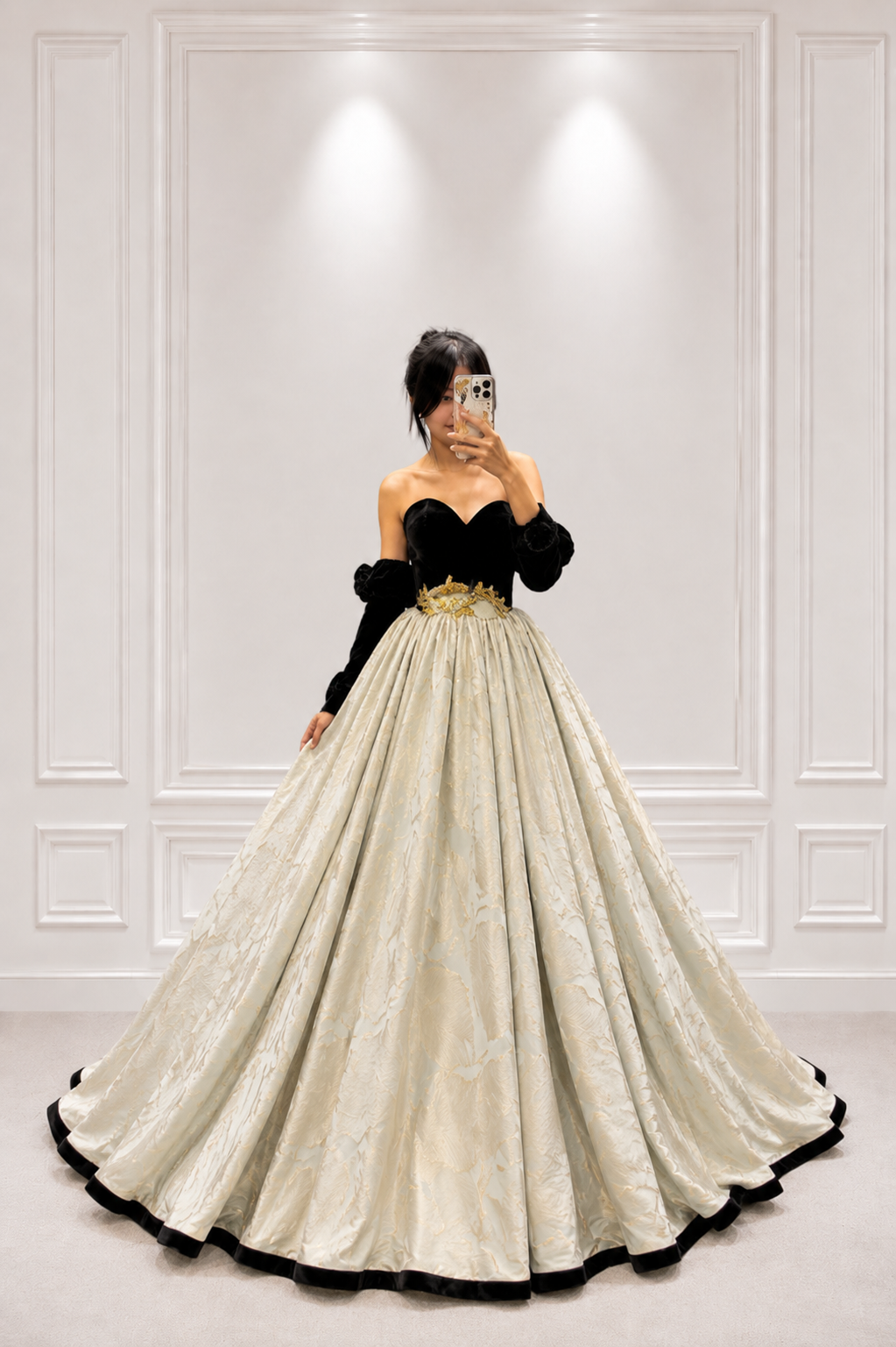 Evening Gown — Evening Look 05 | Gold Lady Palace Seremban gown rental