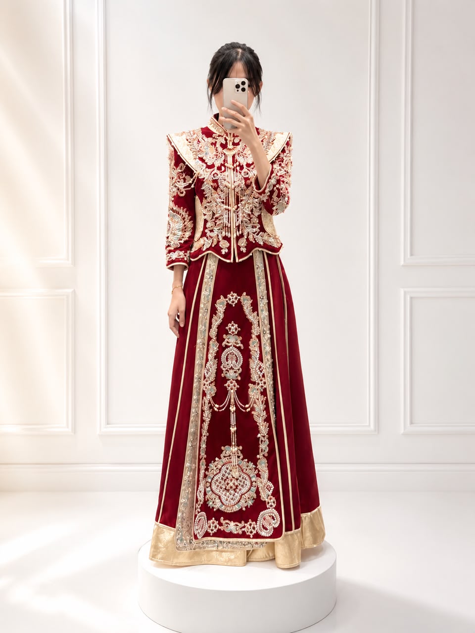 Traditional Chinese Kwa — Kwa Look 02 | Gold Lady Palace Seremban gown rental