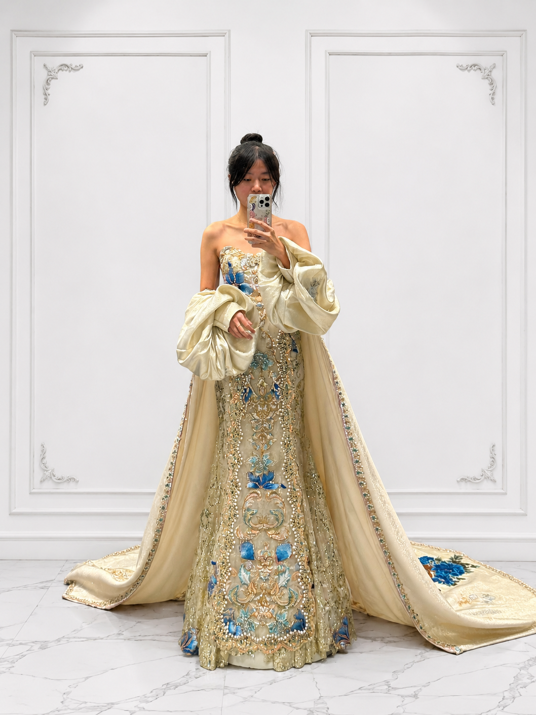 Sangjit — Sangjit Look 03 | Gold Lady Palace Seremban gown rental