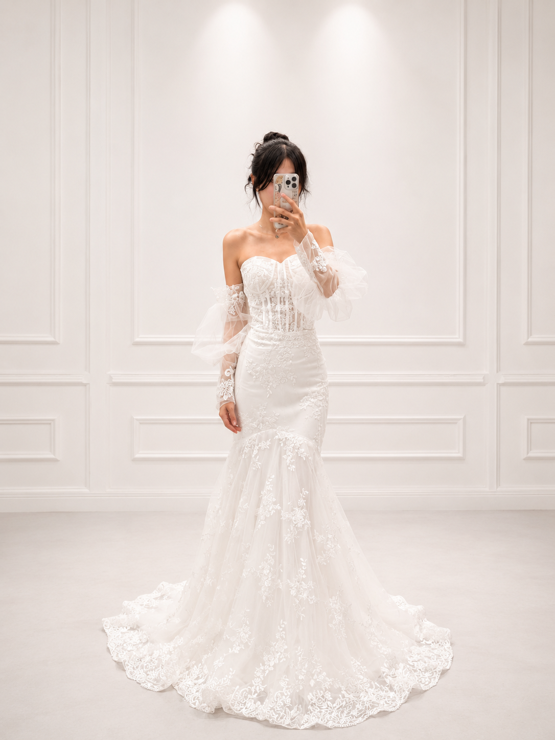 Bridal Gown — Bridal Look 02 | Gold Lady Palace Seremban gown rental