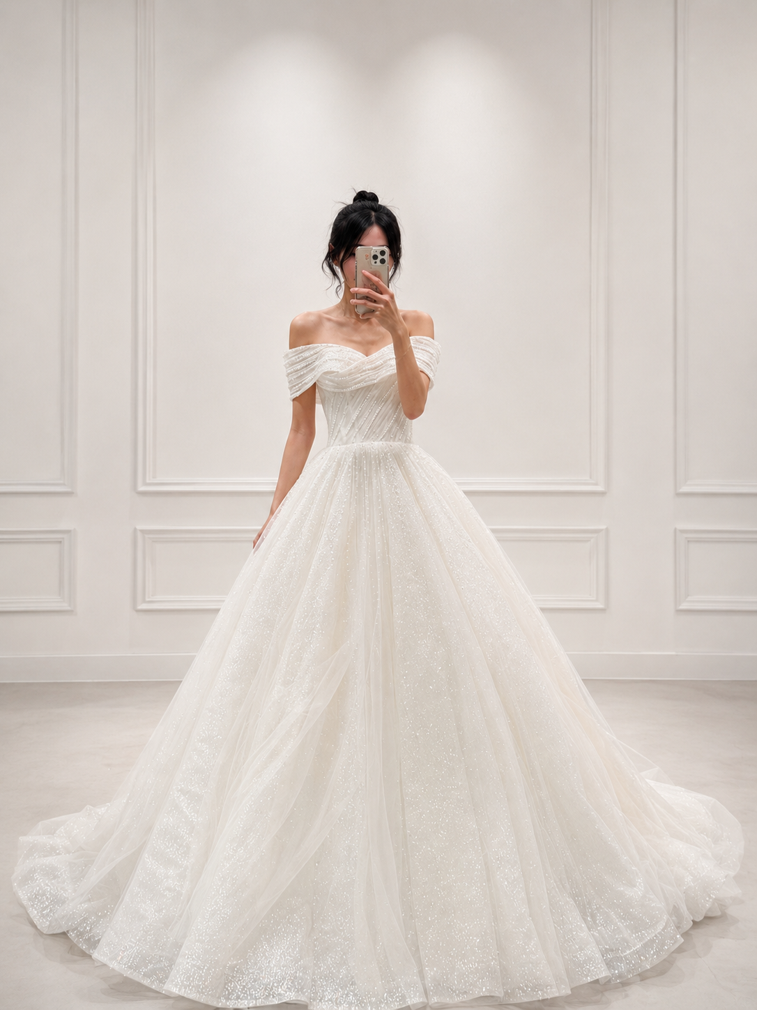 Bridal Gown — Bridal Look 04 | Gold Lady Palace Seremban gown rental