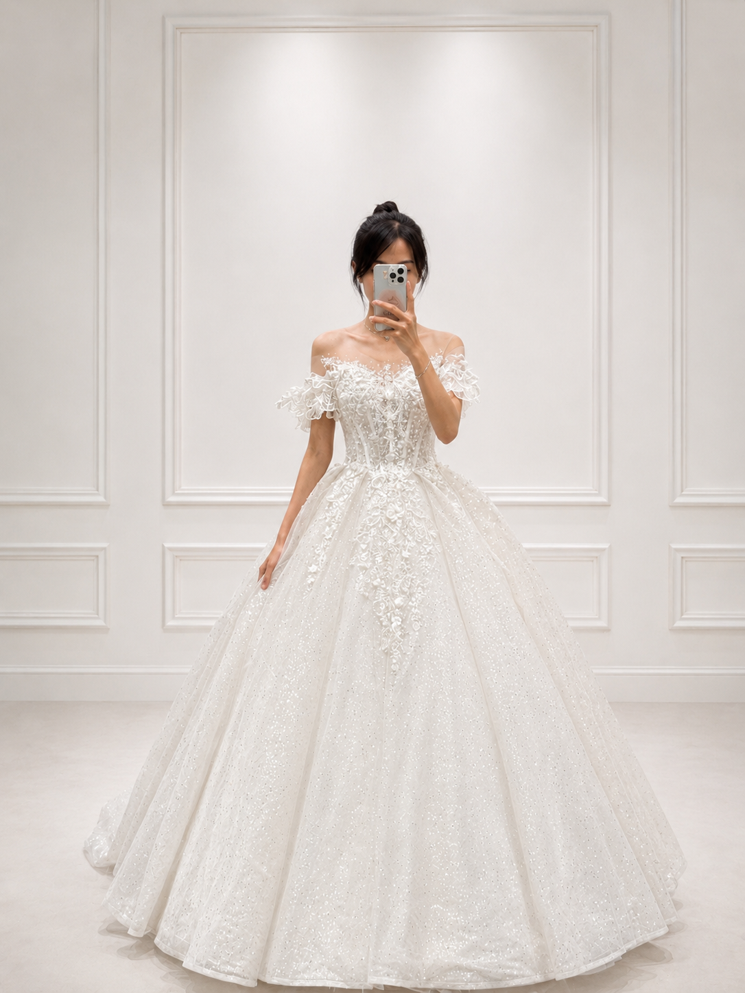 Bridal Gown — Bridal Look 05 | Gold Lady Palace Seremban gown rental