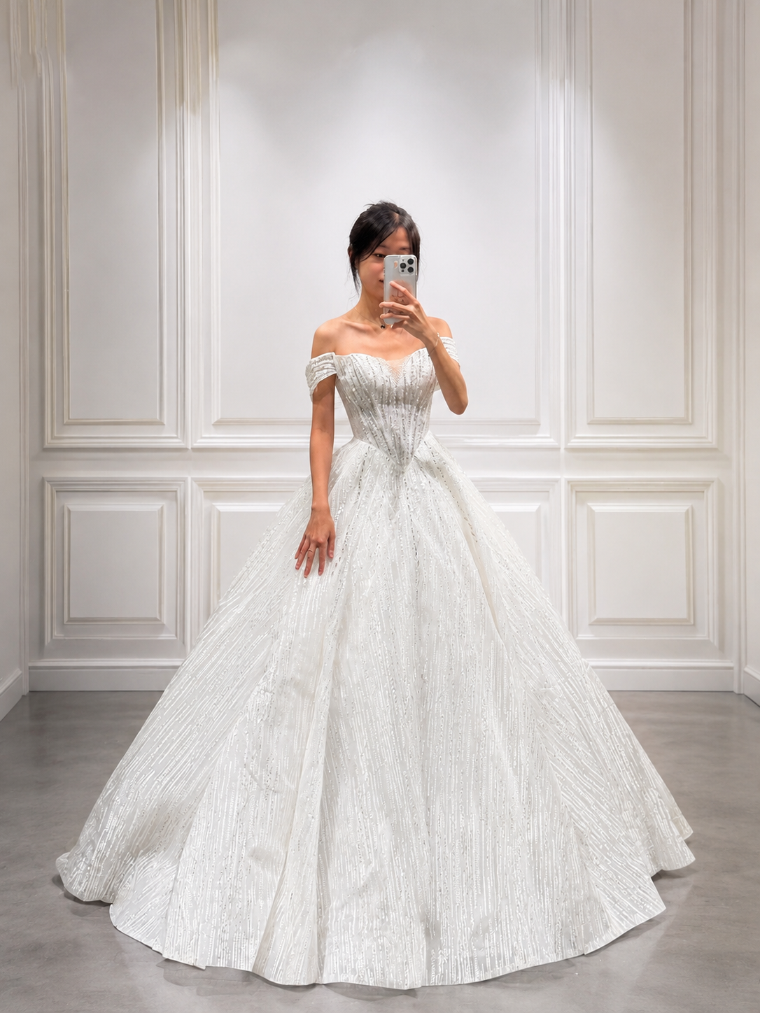 Bridal Gown — Bridal Look 06 | Gold Lady Palace Seremban gown rental