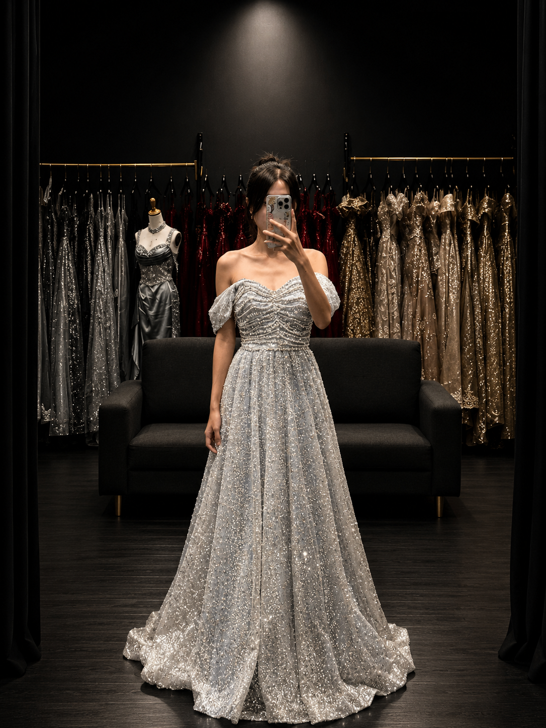 Evening Dress — Normal Look 02 | Gold Lady Palace Seremban gown rental